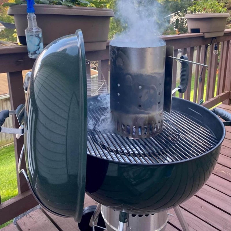 GRISUN Grill Lid Holder for Weber Charcoal Kettle Grill 22.5 Inch, 18.5 Inch, Stainless Steel Slide a Side Lid Prop, Charcoal Kettle Accessories, BBQ Accessory for Weber Kettle - Image 2